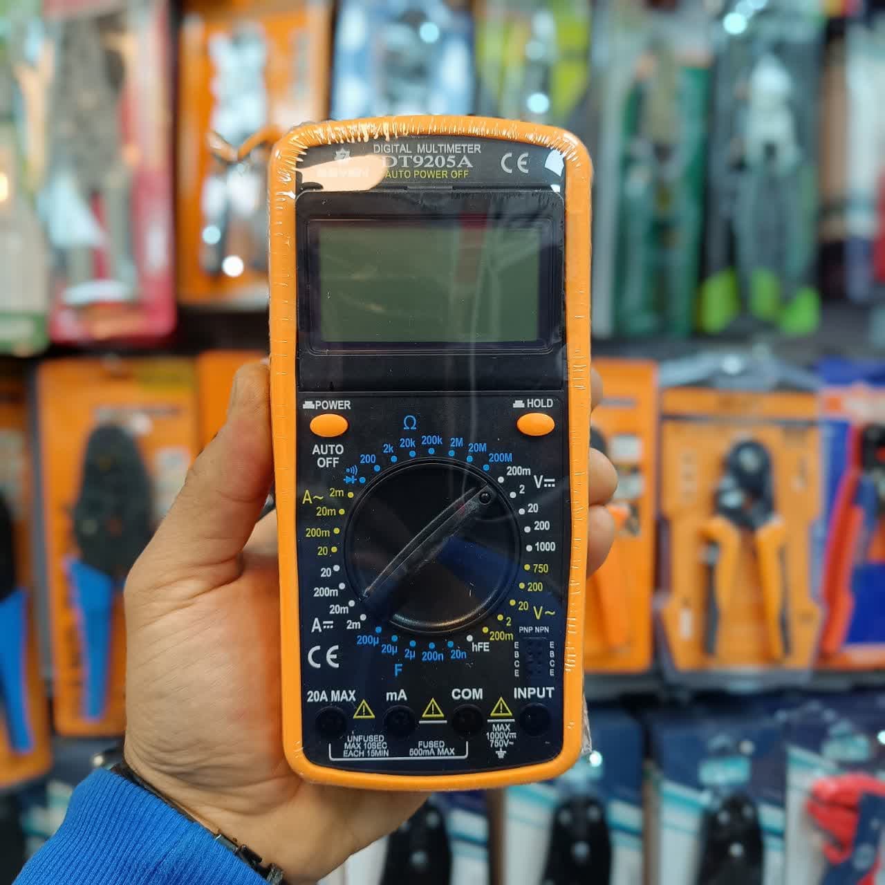 مولتی متر و اهم متر دیجیتال DT9205A