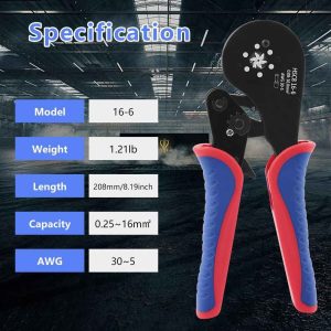 پرس وایرشو شش گوش زن 05 تا 16 مدل HSC8 16-6