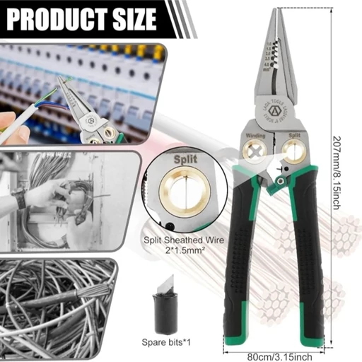 انبردست و سیم لخت کن همه کاره حرفه ای مدل 48HRC