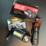 چراغ پیشانی شارژی دو نور مدل KX-1804