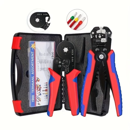 ست کیت پرس وایرشو و سیم لخت کن با پک 1200 عددی