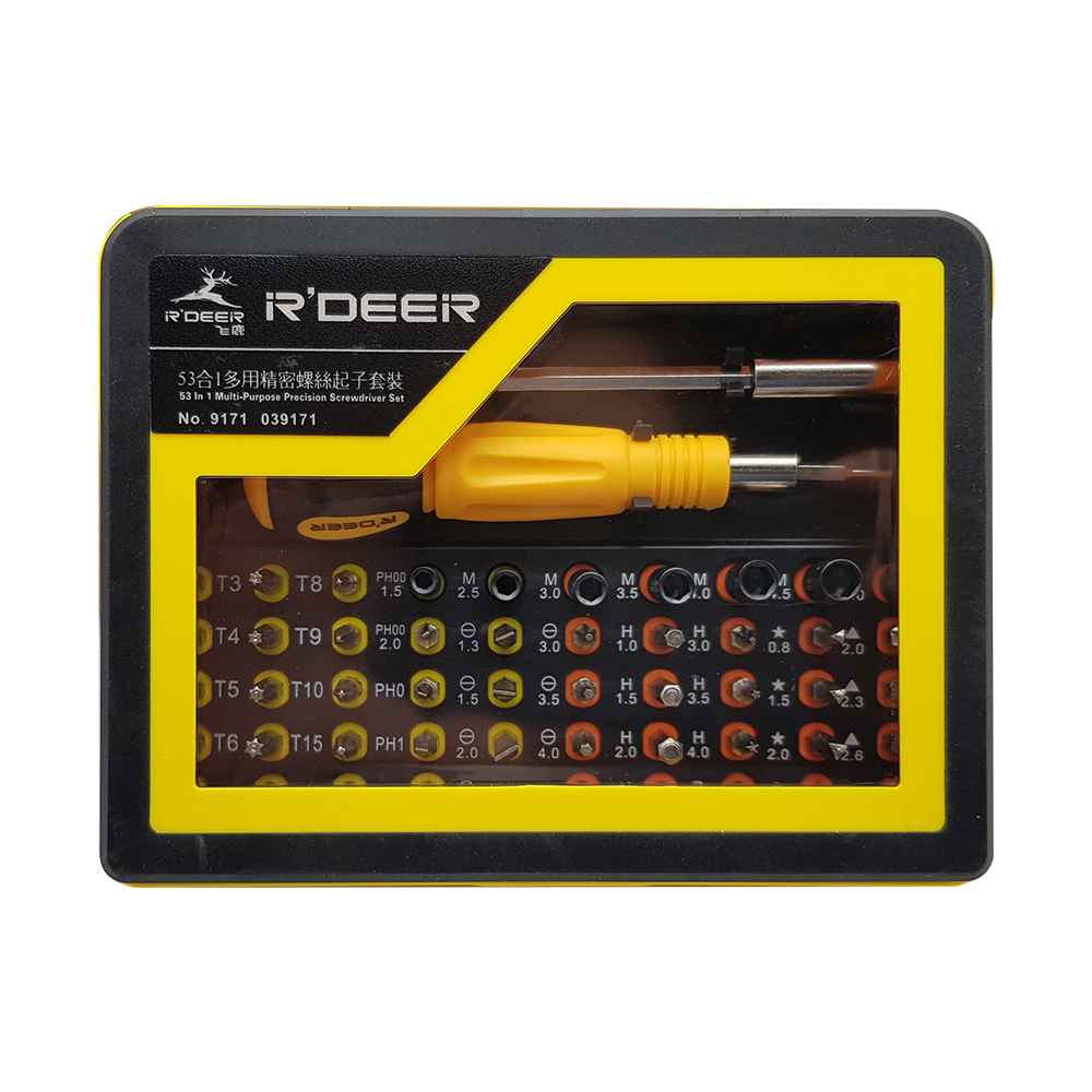 ست پیچ گوشتی 53 عددی آردیر مدل RDEER RT-9171