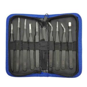 مجموعه پنس 9 عددی آنتی استاتیک کیفی مدل ESD-9