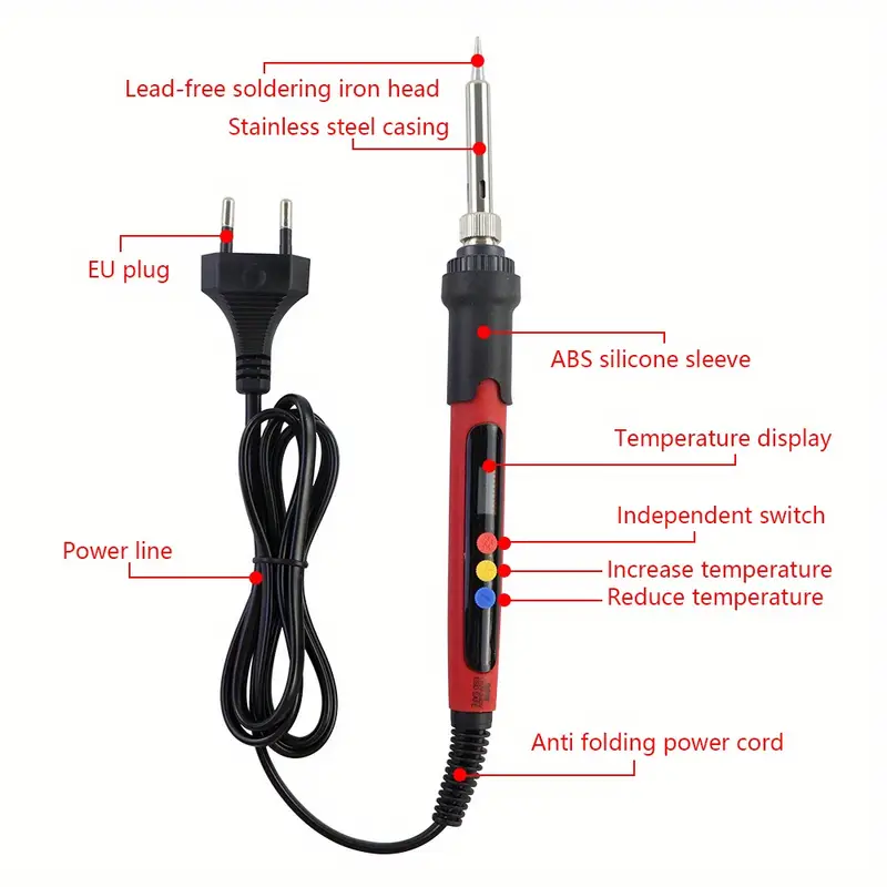 هویه سرامیکی دیجیتال 90 وات متغییر مدل 90W-ESD