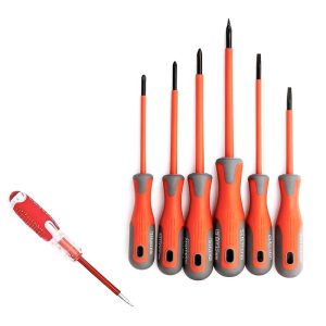 ست پیچ گوشتی 7 عددی عایق برق تن های مدل TENHIGH