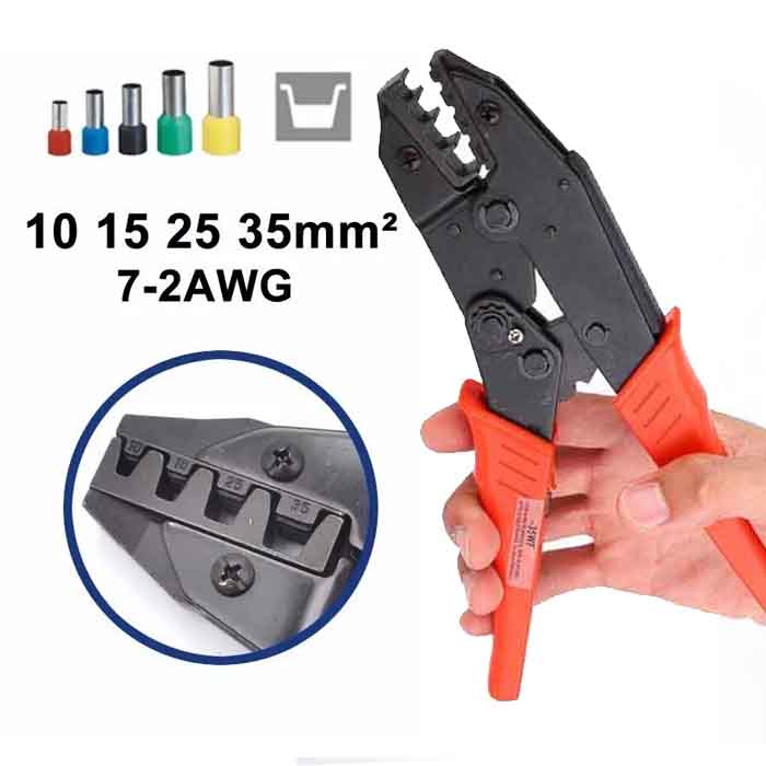 انبر پرس وایرشو سایز 10 تا 35 مدل HT-35WF