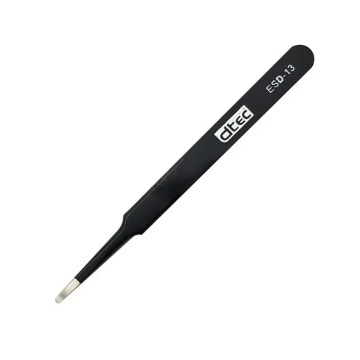 انبر پنس نوک تخت گرد آنتی استاتیک مدل ESD-13