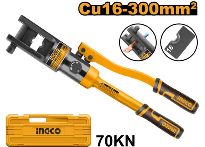 پرس کابلشو هیدرولیک 16 تا 300 اینکو مدل INGCO HHCT01240