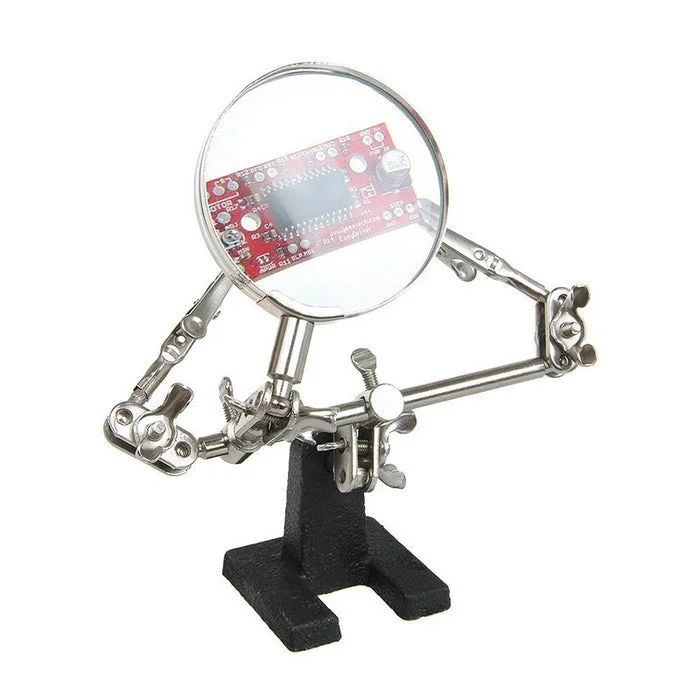 گیره مونتاژ لحیم کاری ذره بین دار مدل 805